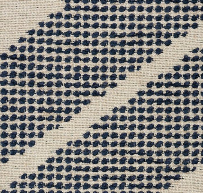 Dekowe Schumacher Sierra Pillow Cover In Indigo Blue