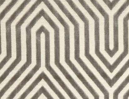 Dekowe Schumacher Vanderbilt Pillow Cover In Dove Grey