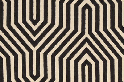 Dekowe Schumacher Vanderbilt Pillow Cover In Noir Black