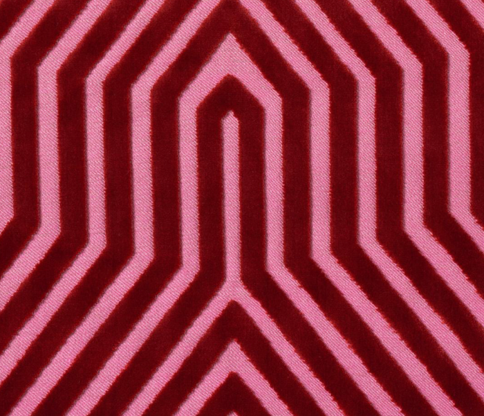 Dekowe Schumacher Vanderbilt Velvet Pillow Cover In Fuchsia