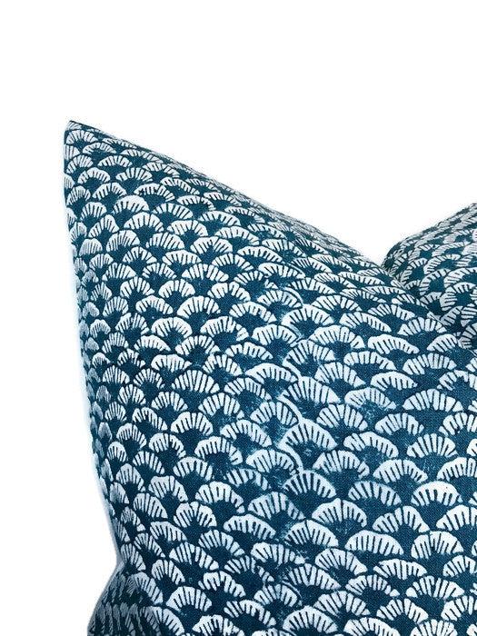 Dekowe Sensu Pillow Cover In Pacific Blue Walter G Textiles