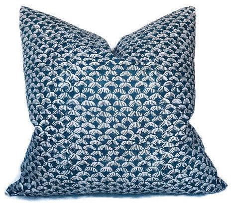 dekowe Sensu Pillow Cover in Pacific Blue Walter G Textiles