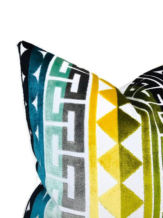 Dekowe Seurat Seaside Pillow Cover Jonathan Adler Textiles
