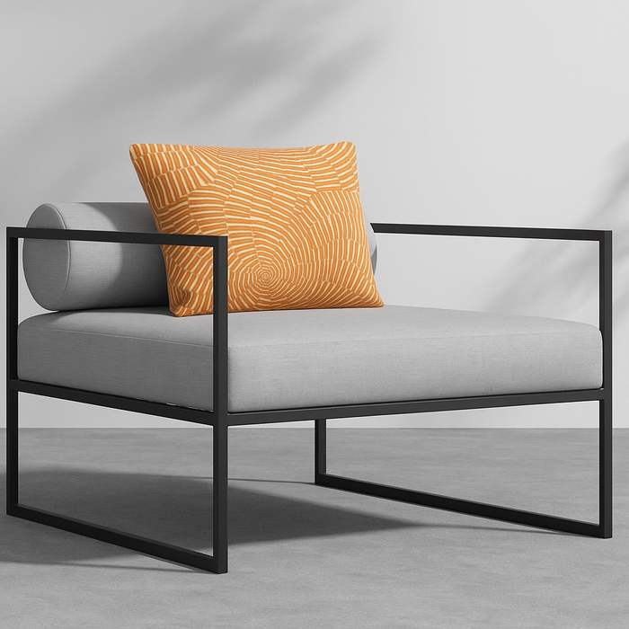 Dekowe Sonriza Pillow Cover In Orange Trina Turk For Schumacher Textiles