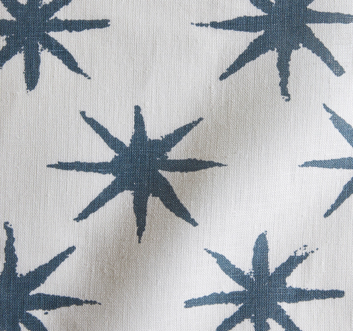 Dekowe Starstruck Pillow Cover In Indigo Blue Peter Dunham Textiles