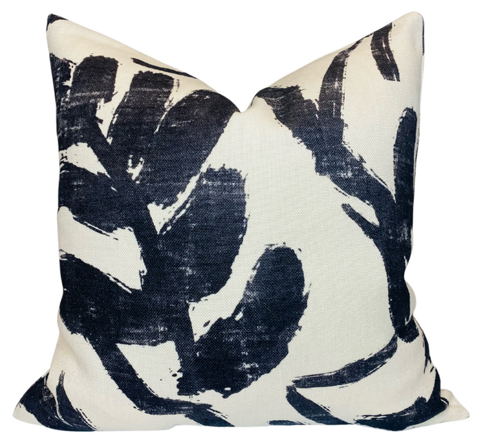 dekowe Suave Pillow Cover in Charcoal Designer Pillows