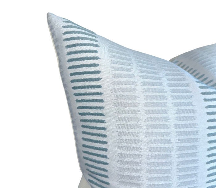 Dekowe Thibaut Topsail Pillow Cover In Sterling And Slate