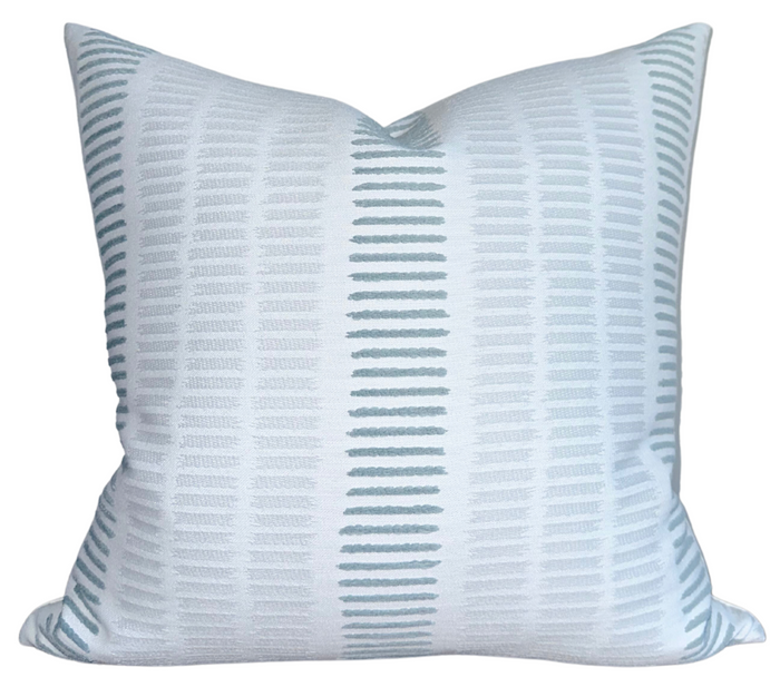 dekowe Thibaut Topsail Pillow Cover in Sterling and Slate