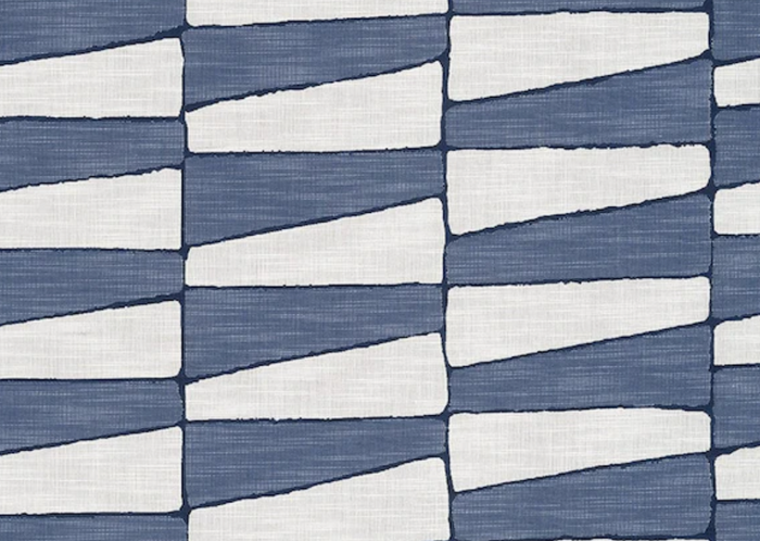 Dekowe Tribal Trellis Pillow Cover In Chambray Indoor Outdoor Pillow