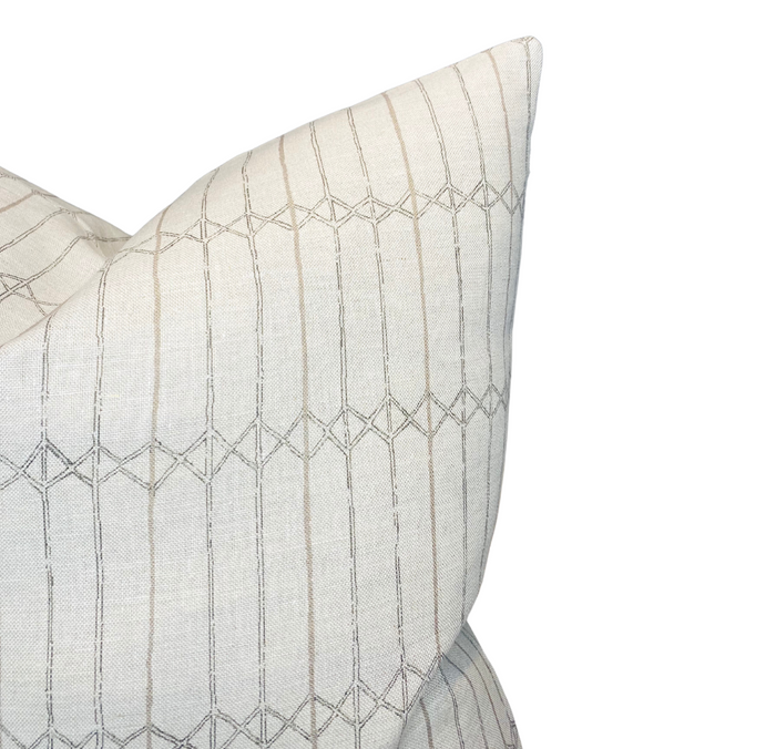 Dekowe Twine Pillow Cover In Sand McLaurin + Piercy Textiles