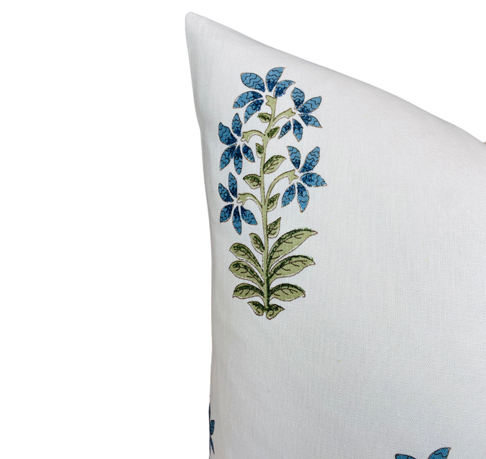 Dekowe Udaipur Pillow Cover In Indigo Peter Dunham Textiles