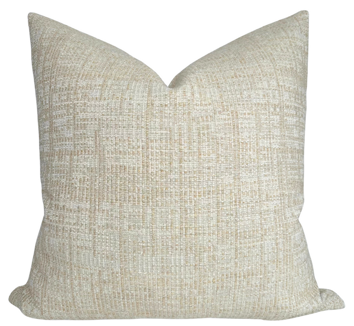 dekowe Umbra Pillow Cover in Sand Indoor Outdoor Pillows
