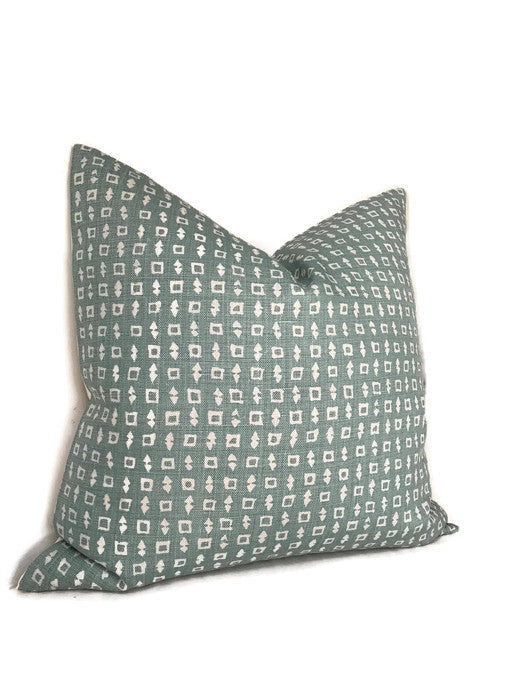 Dekowe Wabi Pillow Cover In Ocean Peter Dunham Textiles