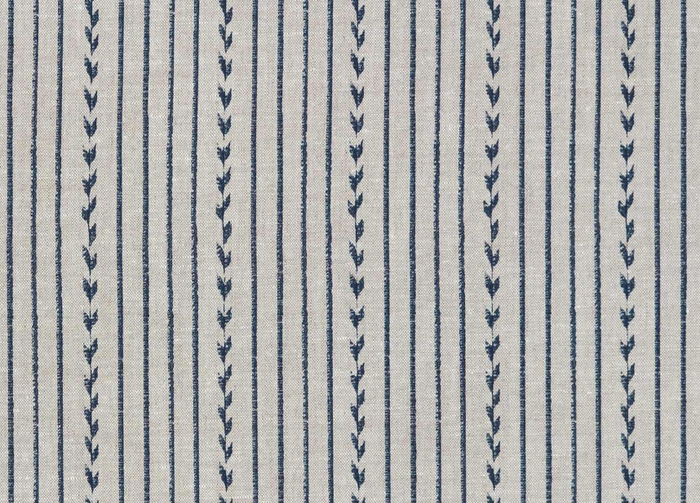 Dekowe Yucatan Stripe Pillow Cover In Indigo McLaurin + Piercy Textiles