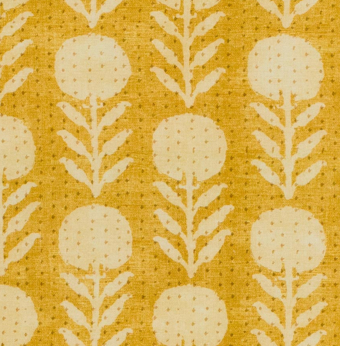 Dekowe Zinnia Pillow Cover In Goldenrod McLaurin + Piercy Textiles