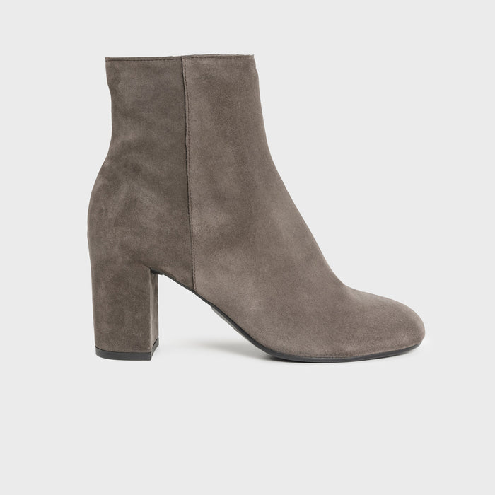 del carlo AXIS 11304 - Block-heel ankle boots in grey suede - DEL CARLO del carlo AXIS 11304 - Block-heel ankle boots in grey suede - DEL CARLO