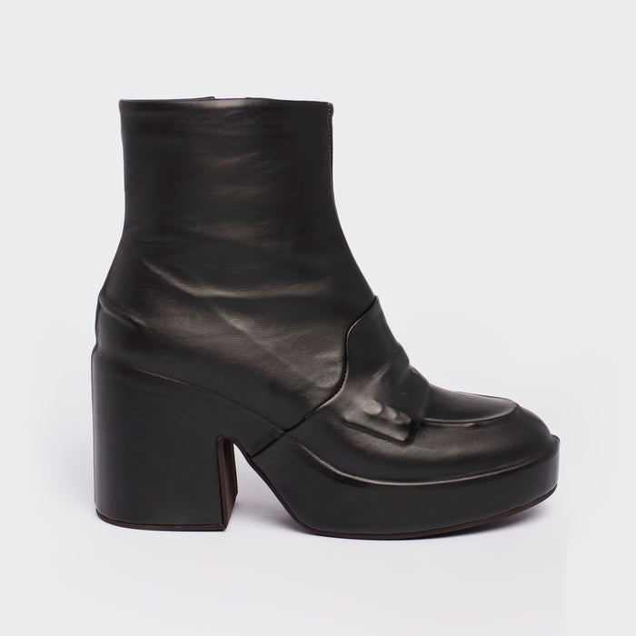 del carlo BERLINO 11427 - Black leather ankle boots - Del Carlo
