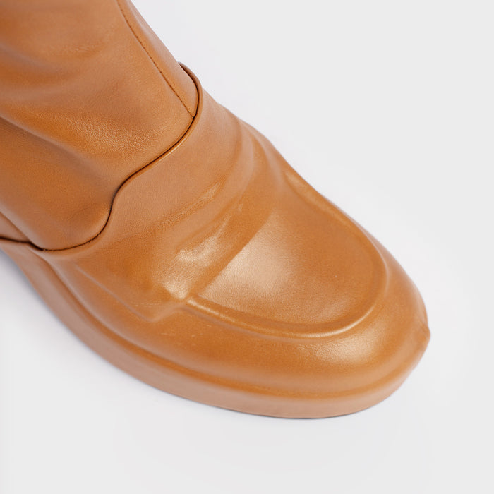 Del Carlo BERLINO 11427 - Brown Leather Ankle Boots - Del Carlo