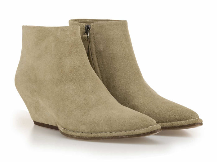 Del Carlo CRIO 10609-Texan Leather Ankle Boots -Del Carlo