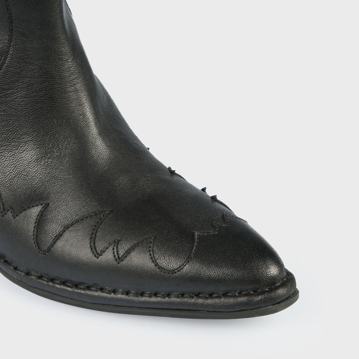 Del Carlo CRIO 11014 - Texan Leather Ankle Boots. - Del Carlo