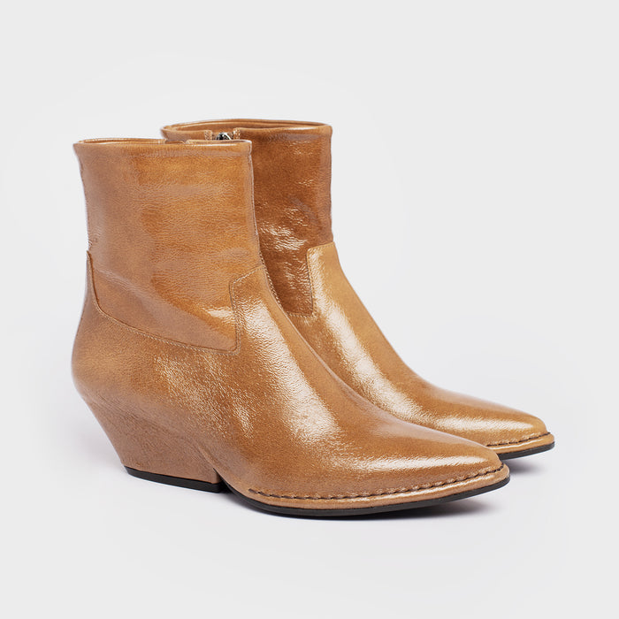 Del Carlo CRIO 10807-Texan Leather Ankle Boots