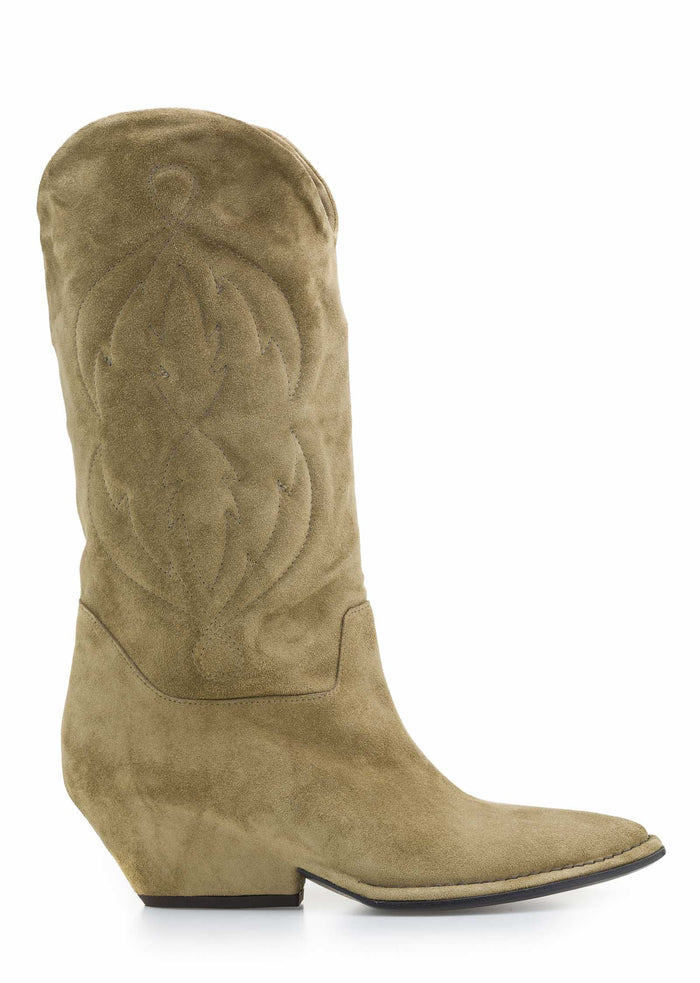 del carlo CRIO 10808 - Texan suede boots - Del Carlo del carlo CRIO 10808 - Texan suede boots - Del Carlo