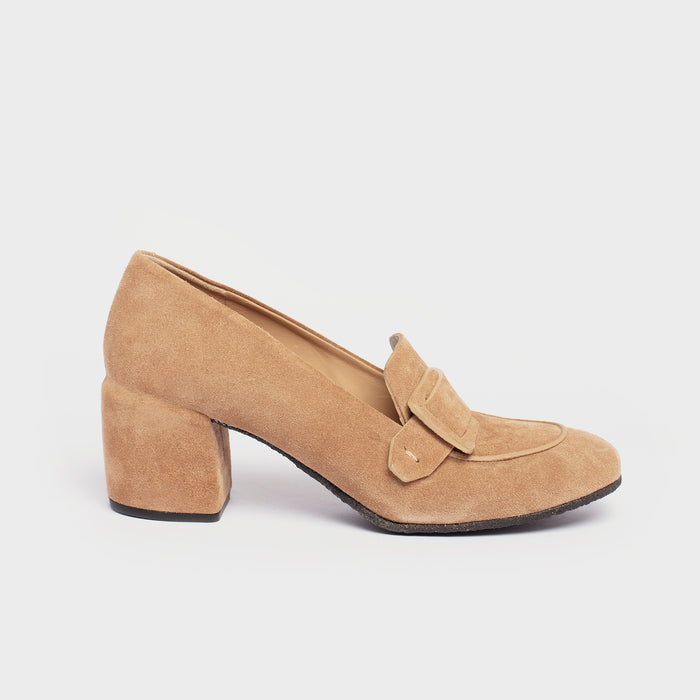 del carlo CURIE 11222 - Beige suede pumps - Del Carlo