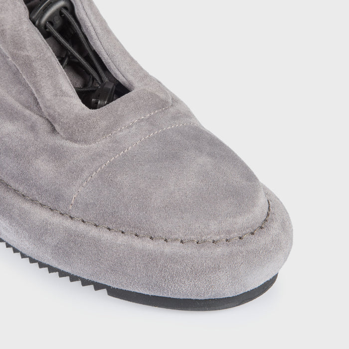 Del Carlo DOUX 10844 - Grey Suede Sneakers - Del Carlo