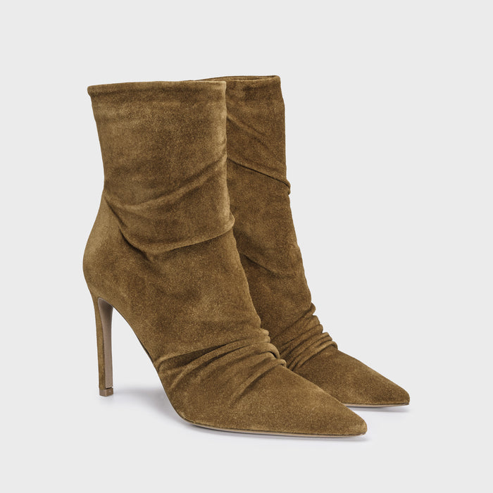 Del Carlo FARA 11633-Supple Suede Ankle Boots