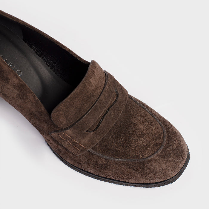 Del Carlo HOLLY 11410-Block Heel Loafers