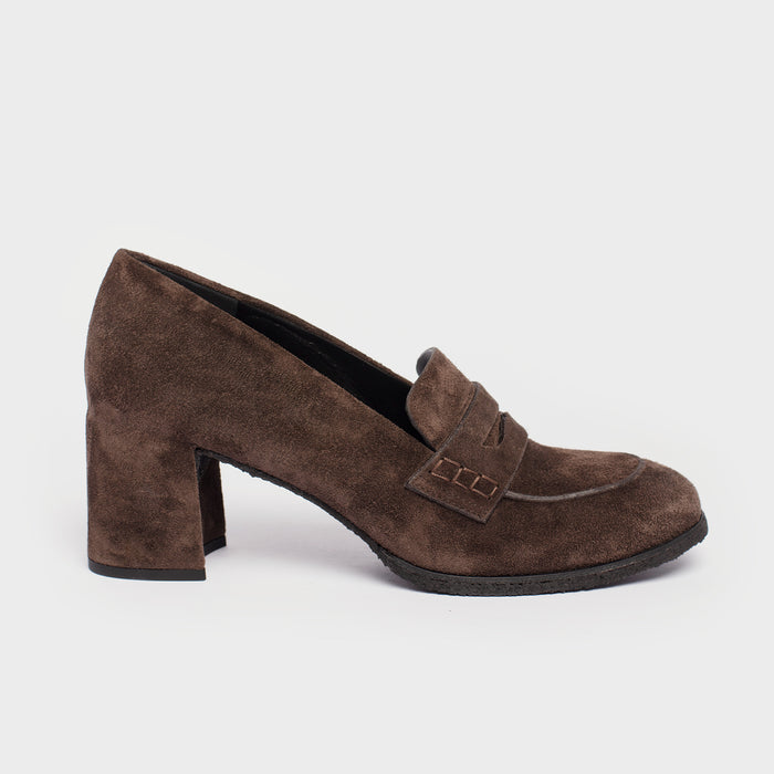 del carlo HOLLY 11410-Block heel loafers