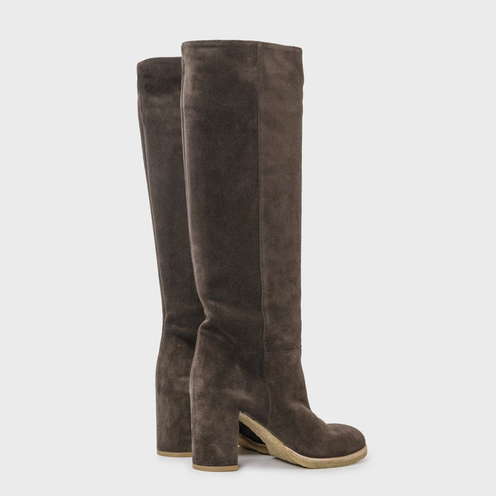 Del Carlo INYO 11417-High Block Heel Boots