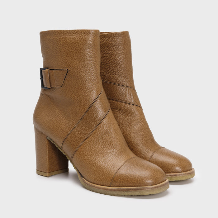 Del Carlo INYO 11623-High Block Heel Ankle Boots