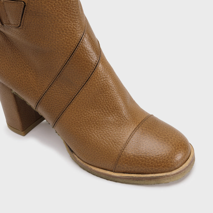 Del Carlo INYO 11623-High Block Heel Ankle Boots