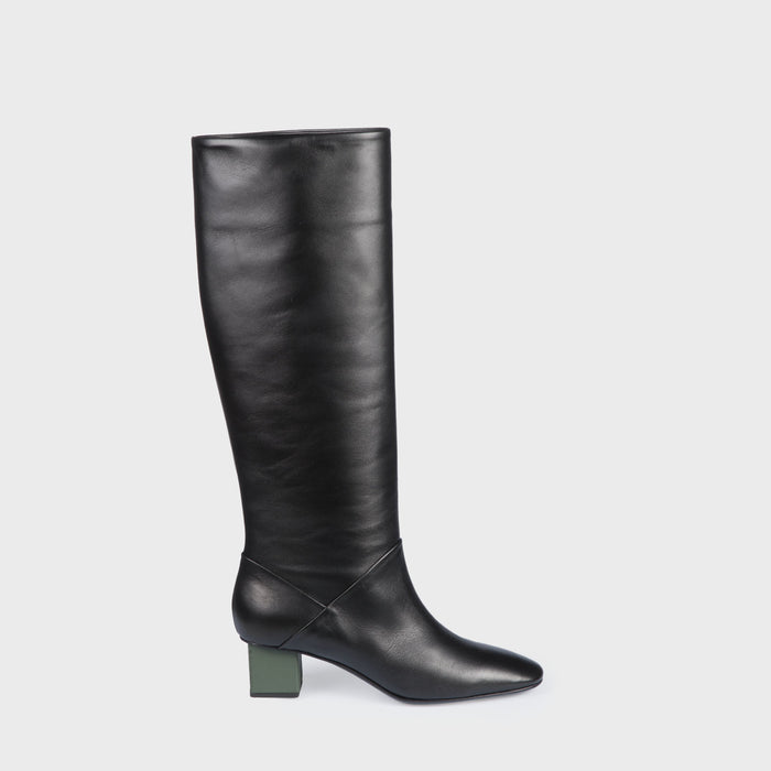 del carlo KLEE 11025 - Black leather boots - Del Carlo