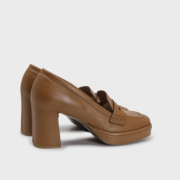 Del Carlo LISBONA 11621-Brown Leather Loafers