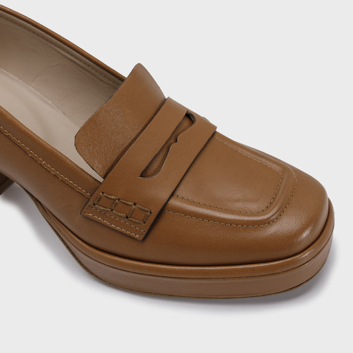 Del Carlo LISBONA 11621-Brown Leather Loafers
