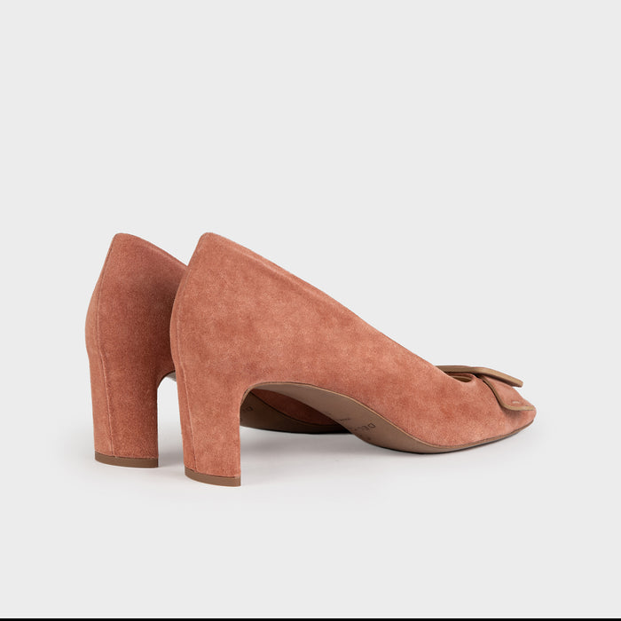 Del Carlo MIRO' 11217 - Pink Suede Pumps - Del Carlo