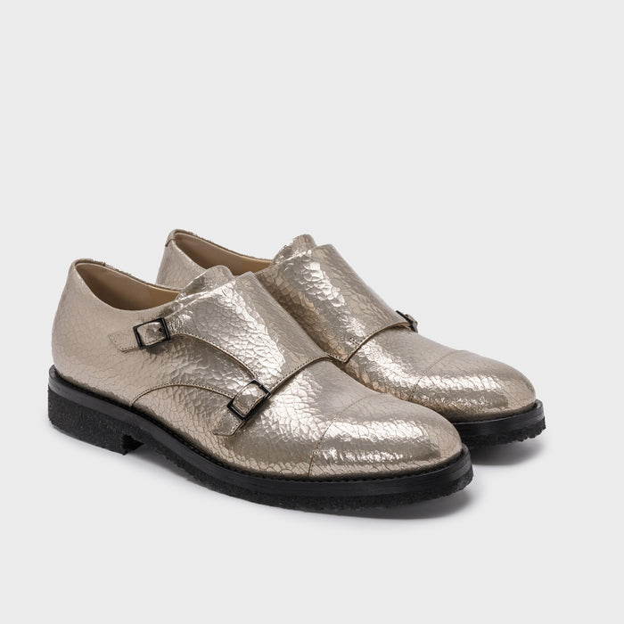 Del Carlo NAKA 11600-Flat Shoes In Bright Leather