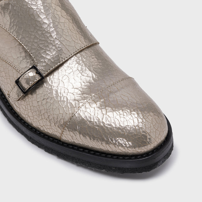 Del Carlo NAKA 11600-Flat Shoes In Bright Leather