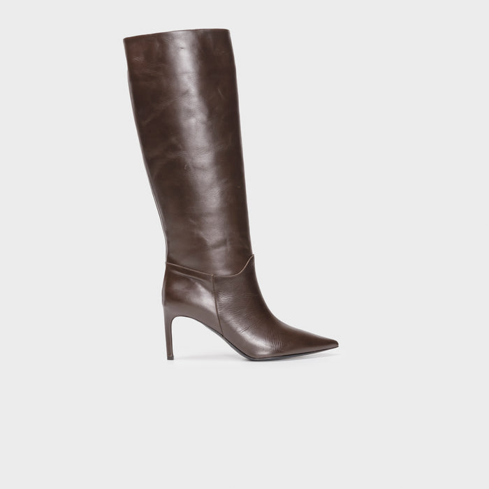 del carlo NEX 11422-Stiletto heel leather boots