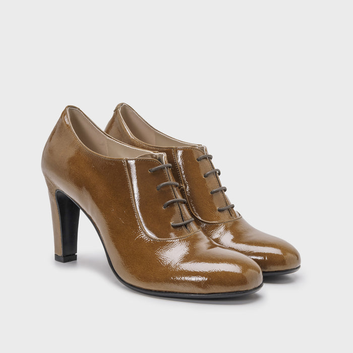 Del Carlo NOBIA 11628-Patent Leather Lace-up Pumps