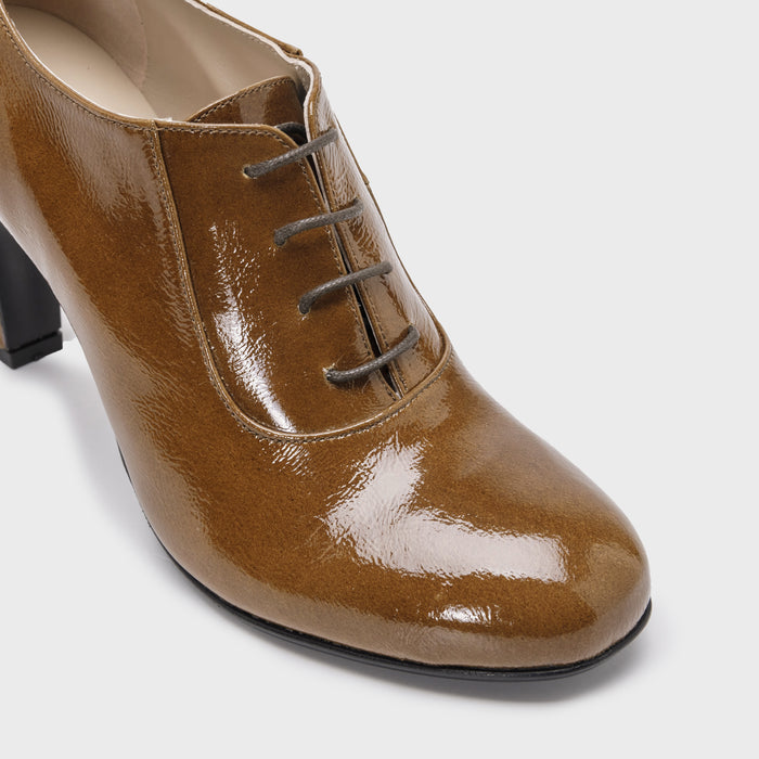 Del Carlo NOBIA 11628-Patent Leather Lace-up Pumps