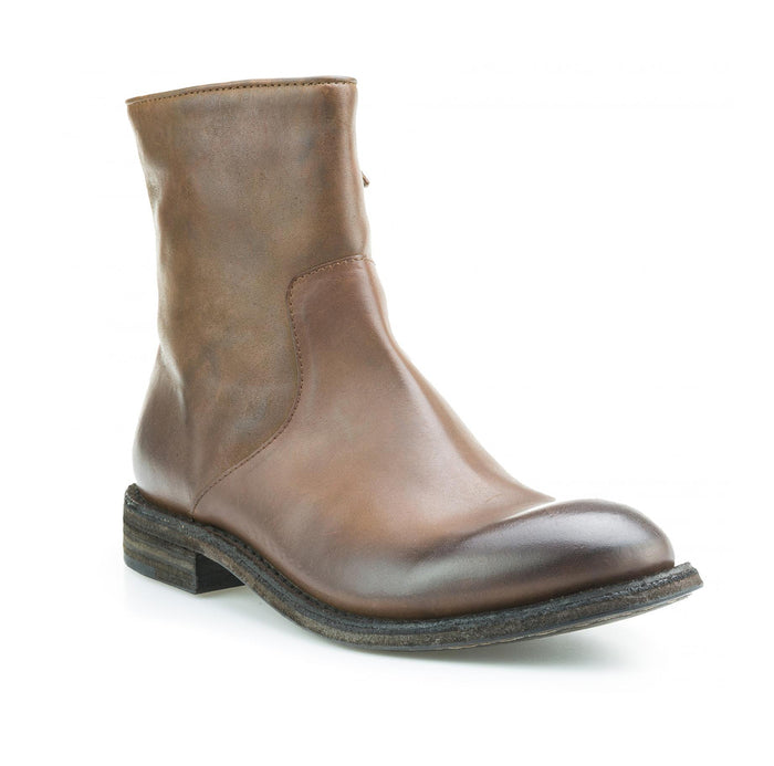 Del Carlo PIN 312 - Men Brown Zipper Bootie