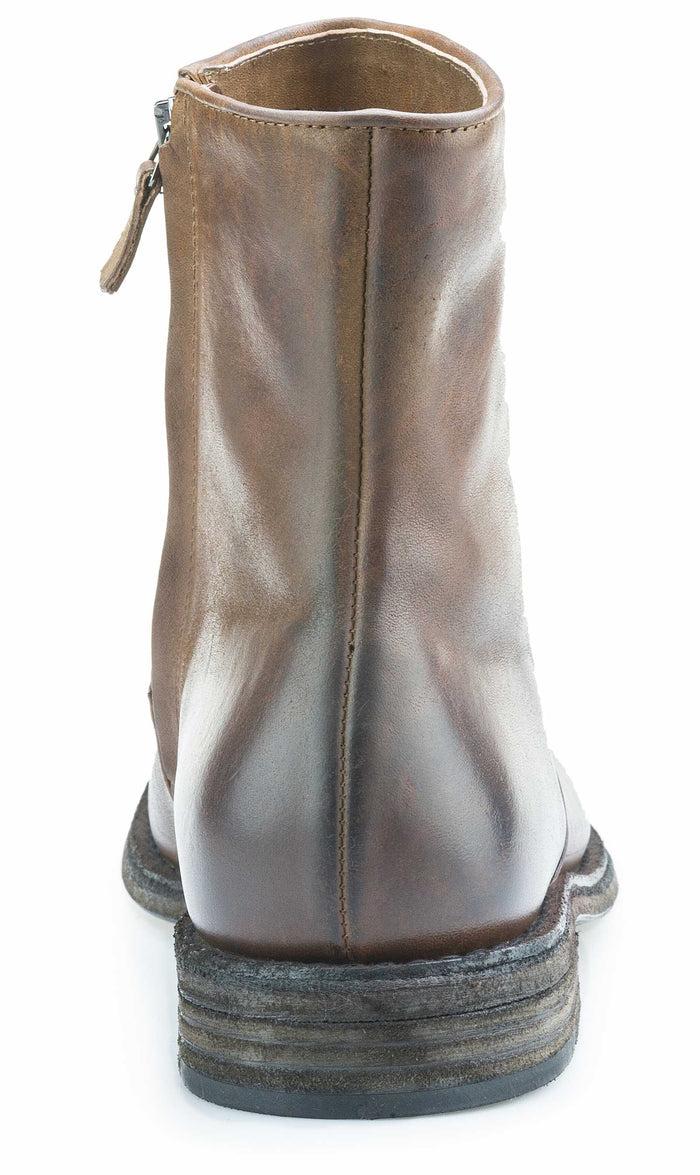 Del Carlo PIN 312 - Men Brown Zipper Bootie