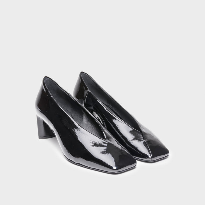 Del Carlo DENIS 11818 - Midi-heeled Pumps With Square Toe - DEL CARLO