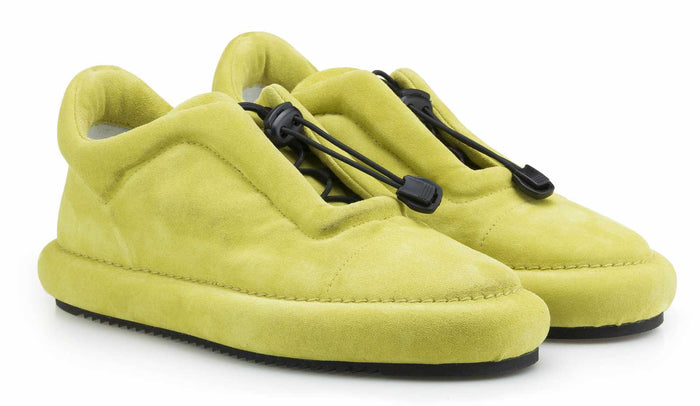 Del Carlo DOUX 10844 - Yellow Suede Sneakers - Del Carlo