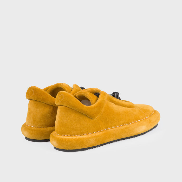 Del Carlo DOUX 10844 - Yellow Suede Sneakers - Del Carlo