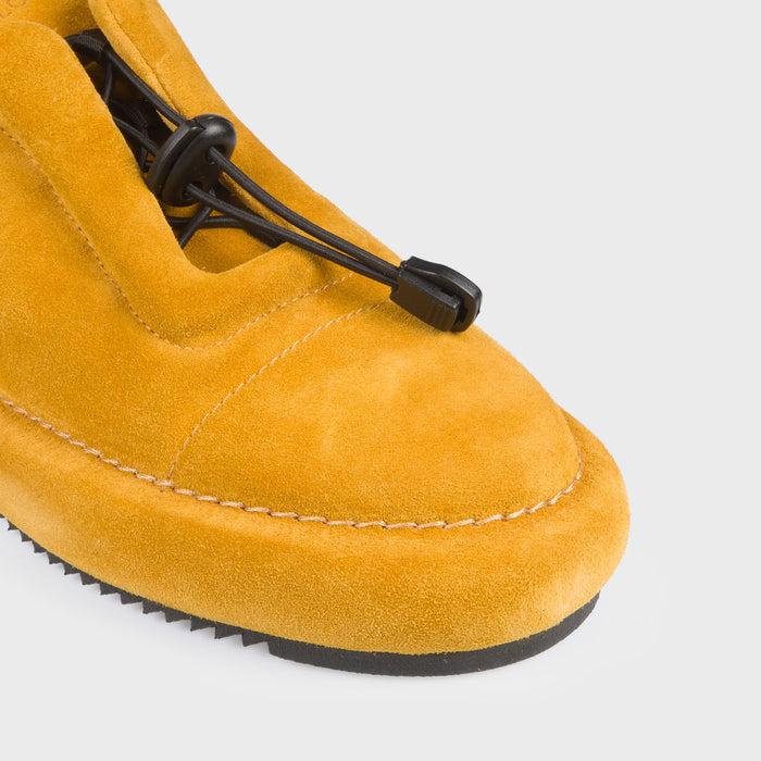 Del Carlo DOUX 10844 - Yellow Suede Sneakers - Del Carlo
