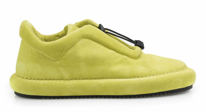 del carlo DOUX 10844 - Yellow suede sneakers - Del Carlo